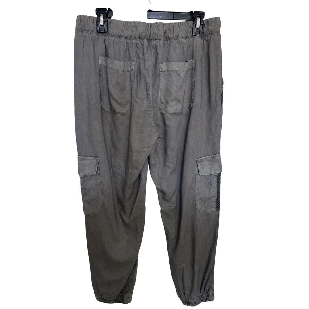 Anthropologie Cloth & Stone 100% Tencel Lace Cargo Joggers Utility Medium Lounge - Picture 2 of 8
